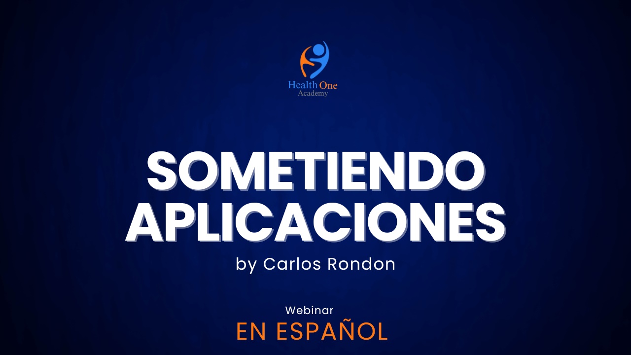ACA Webinar: Sometiendo aplicaciones